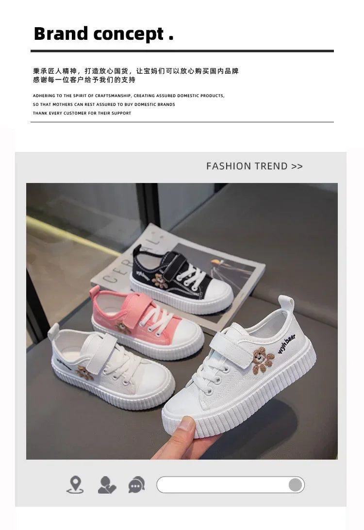 2025Kids Sneakers Toddler Fashion Sports Shoes for Boys Girls Flats Walking Shoes Soft Sole Kids Sneakers