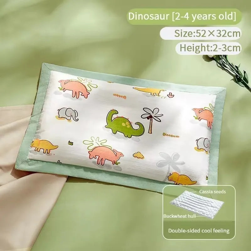 AIBEDILA Pillows for Babies Newborn Baby Articles Double-sided Available for All Seasons Baby Pillows Bedding Sleeping AB8167