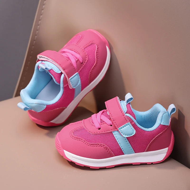 New Spring and Autumn Children Casual Sports Shoes High Quality Anti Slip Walking Shoes for Girl Boy Cute Baby Prewalker Shoes