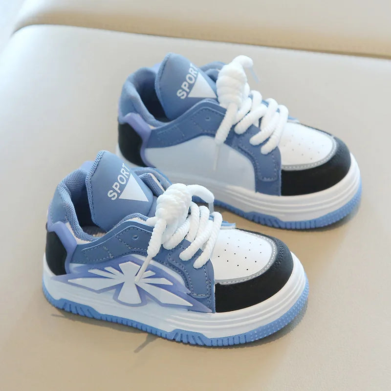 2025 New Spring Childrens Sneakers Boys Sport Shoes Girls Non-slip Casual Shoes High Top Student Shoes Toddler Shoe