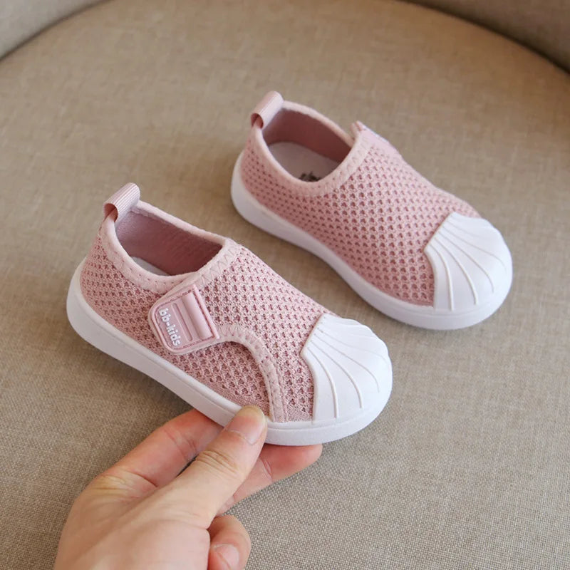 Boy Sport Shoe Spring Autumn Allmatch Tennis Shoe Casual Shoe Comfortable Girl Shoe Soft Soled Skate Shoe Shell Head Kid Shoe운동화