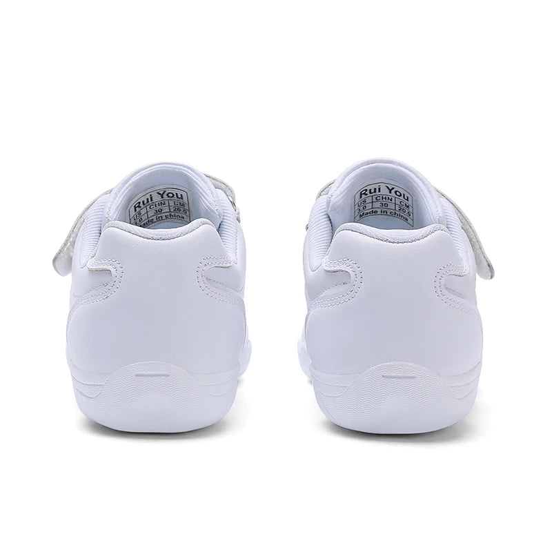 BAXINIER Youth Cheerleading Shoes Girls White Dance Shoes Women Sneakers Training Tennis Kids Competitive Aerobics Shoes