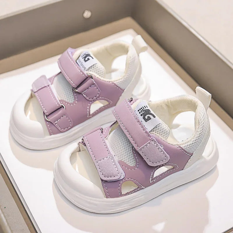 Summer Breathable Mesh Shoes Children Sport Shoes Boys Girls Hollow Out Skate Cool Fashion Baby Children Sandals