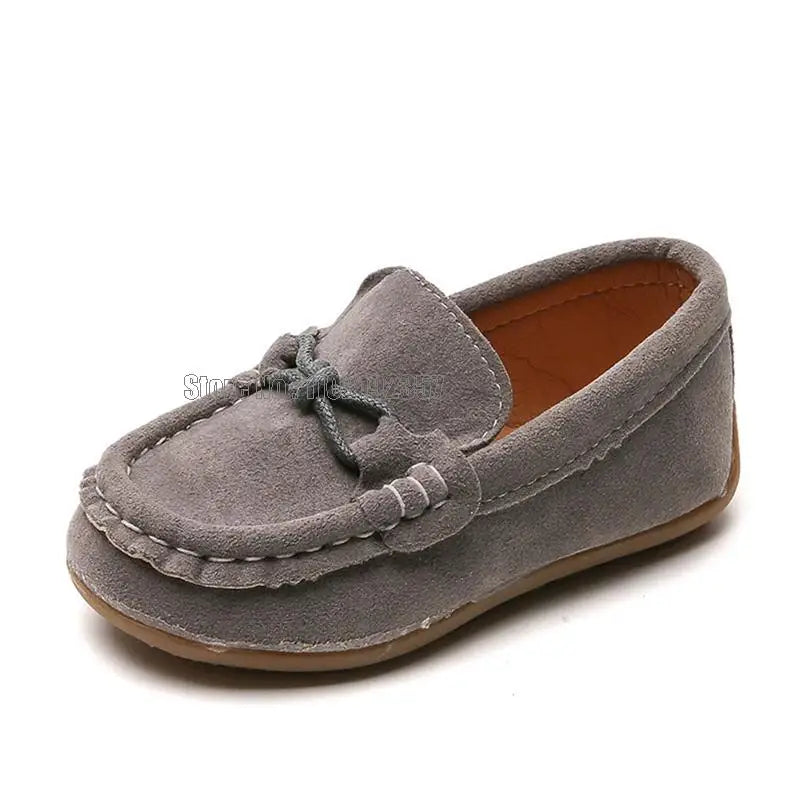 Children Colors Boys Casual Leather Kids Hollowed Out Loafers Toddler Slip-on Soft Boat Moccasin Shoes