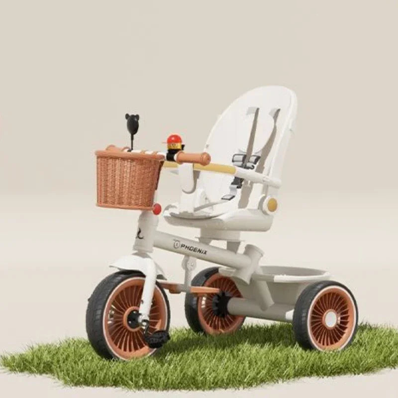 2025 New Push Tricycle Three-wheel Baby Stroller Lightweight Children's Bicycle Multifunctional Stroller