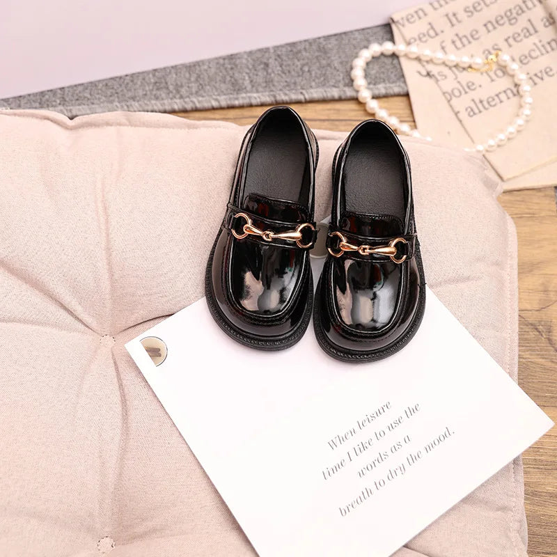 Girl Shoe Fashion Flats for Children Casual Kid Shoe Comfortable PU Leather Shoes Boys Girl Kid Candy Loafers Flat Boy Shoe여아 구두
