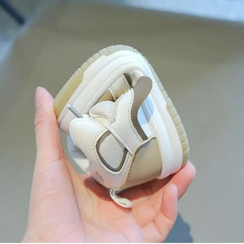 Children's Sports Shoes 2025 Autumn Edition Boys' Casual Board Shoes High Top Girls' Bread Shoes Baby Dad Shoes