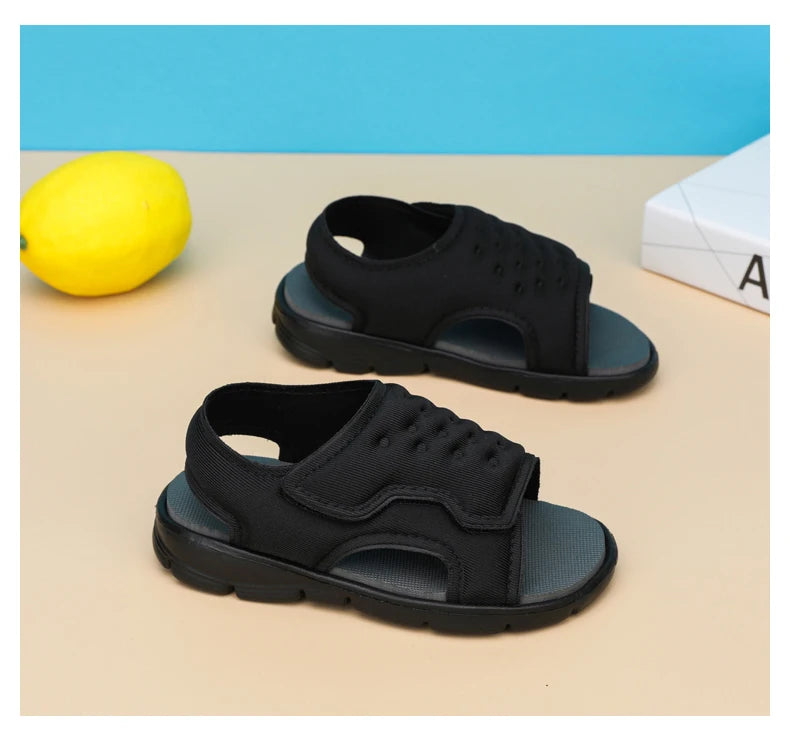 Summer Kids' Sandals – Non-Slip, Soft-Soled Beach & Sport Shoes for Toddlers and Young Children (Sizes 21–30)