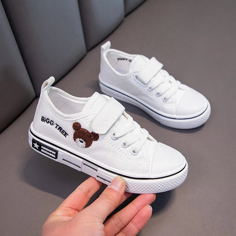 Children Casual Shoes Mesh Sneakers Boys Sport Breathable Tennis Sneaker Baby Girls Spring Fashion Shell White Running Shoes