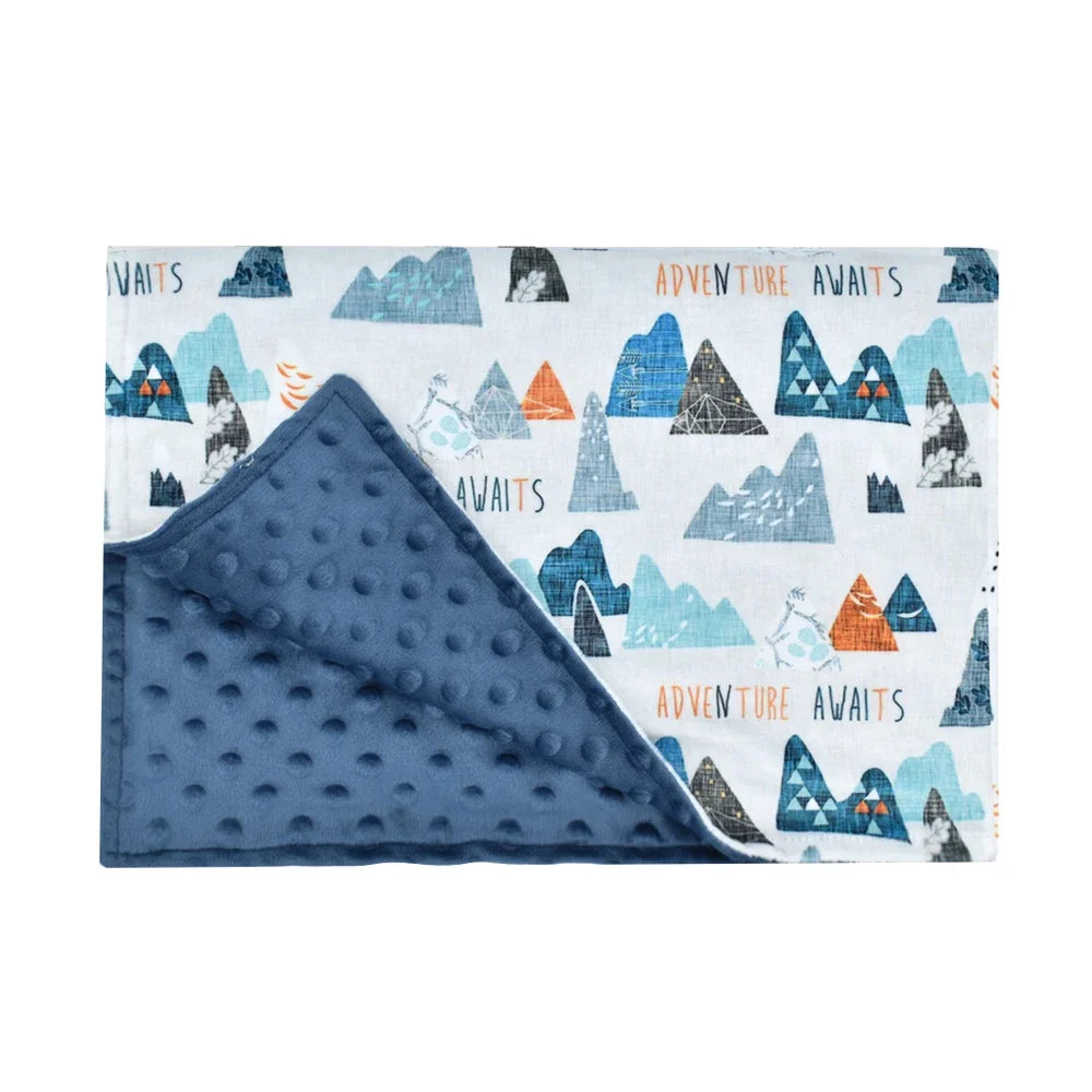 Name Personalised Custom Fleece Baby Blanket Kids Nursery Decor Swaddle Blanket Baby Blankets Newborn Gift Mother Kids 100*72cm