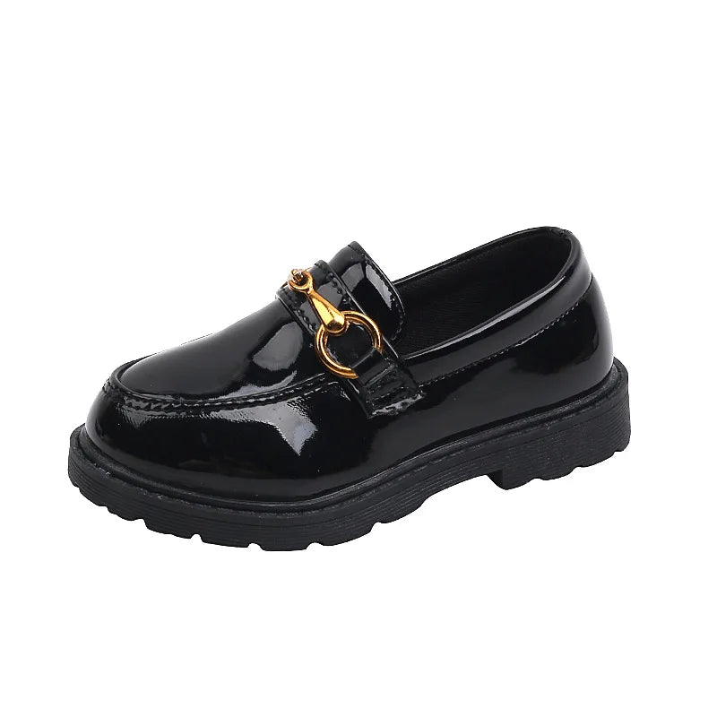 Girl Shoe Fashion Flats for Children Casual Kid Shoe Comfortable PU Leather Shoes Boys Girl Kid Candy Loafers Flat Boy Shoe여아 구두