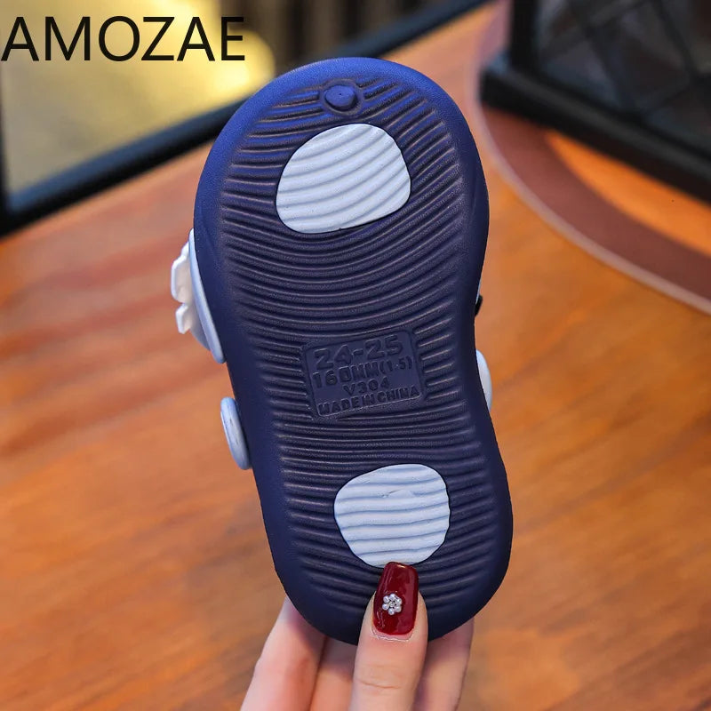 Children's Slippers Boys and Girls Cute Soft Soled Non-slip Indoor Home Slippers Baby Garden Shoes