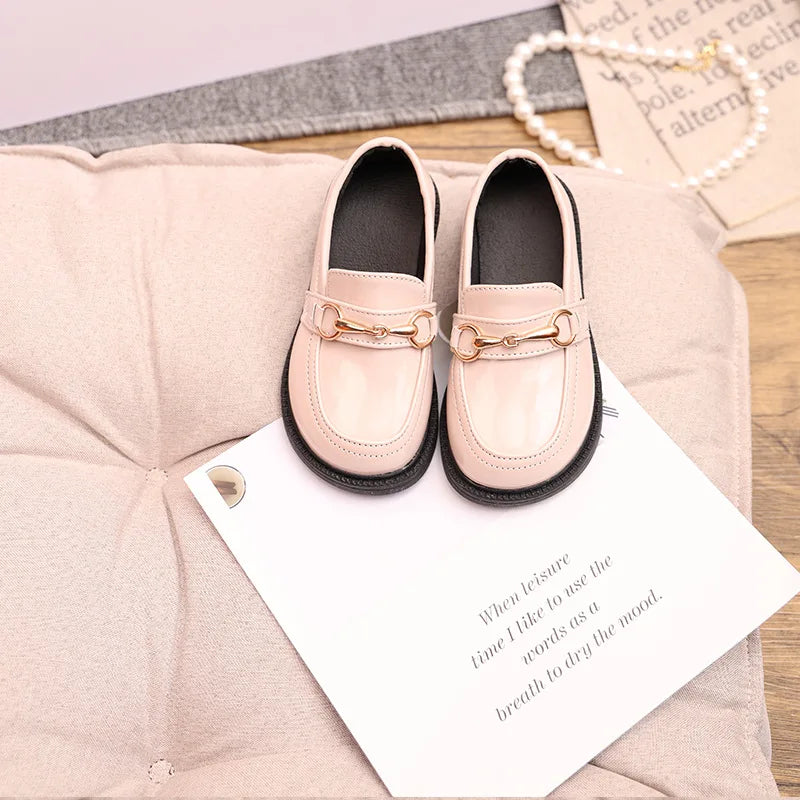 Girl Shoe Fashion Flats for Children Casual Kid Shoe Comfortable PU Leather Shoes Boys Girl Kid Candy Loafers Flat Boy Shoe여아 구두