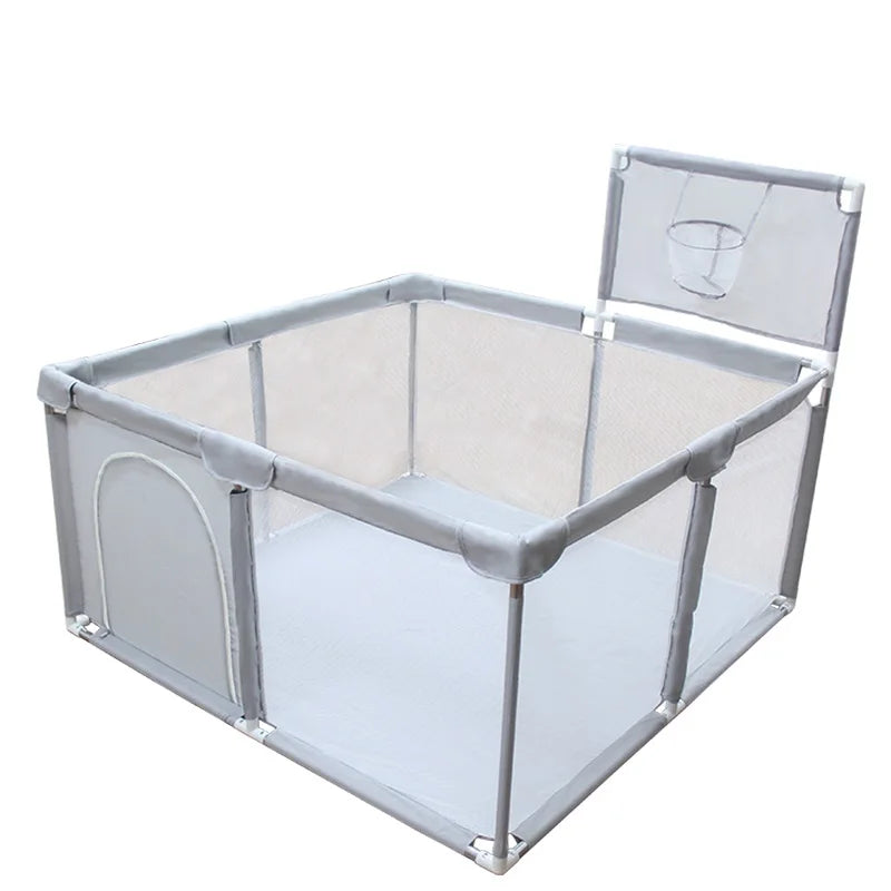 IMBABY 128*128cm Baby Playpens Home Baby Playground Square Foam Children's Park Security Fence Safety Barrier for Baby