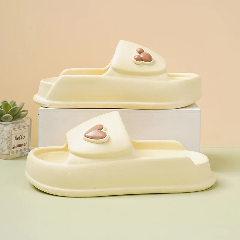 Children's slippers Boys summer indoor bath step on poo feeling non-slip eva silent girls slippers 2024 new model