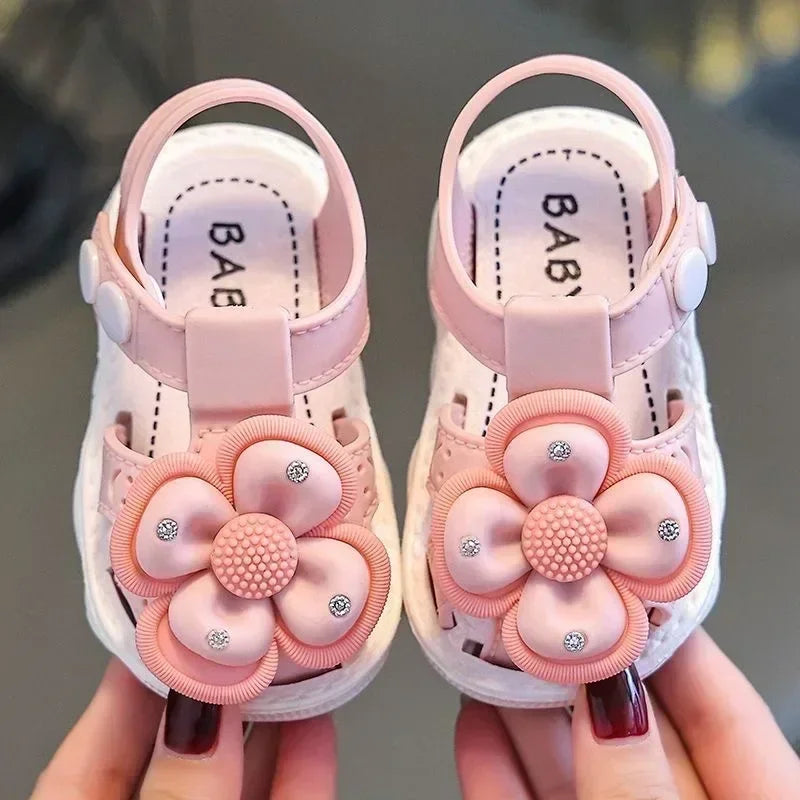 Summer Baby Boys Girls Sandals Children Beach Sandals Cartoon Infant Toddler Shoes Comfortable Soft Sole Kids Student Shoes