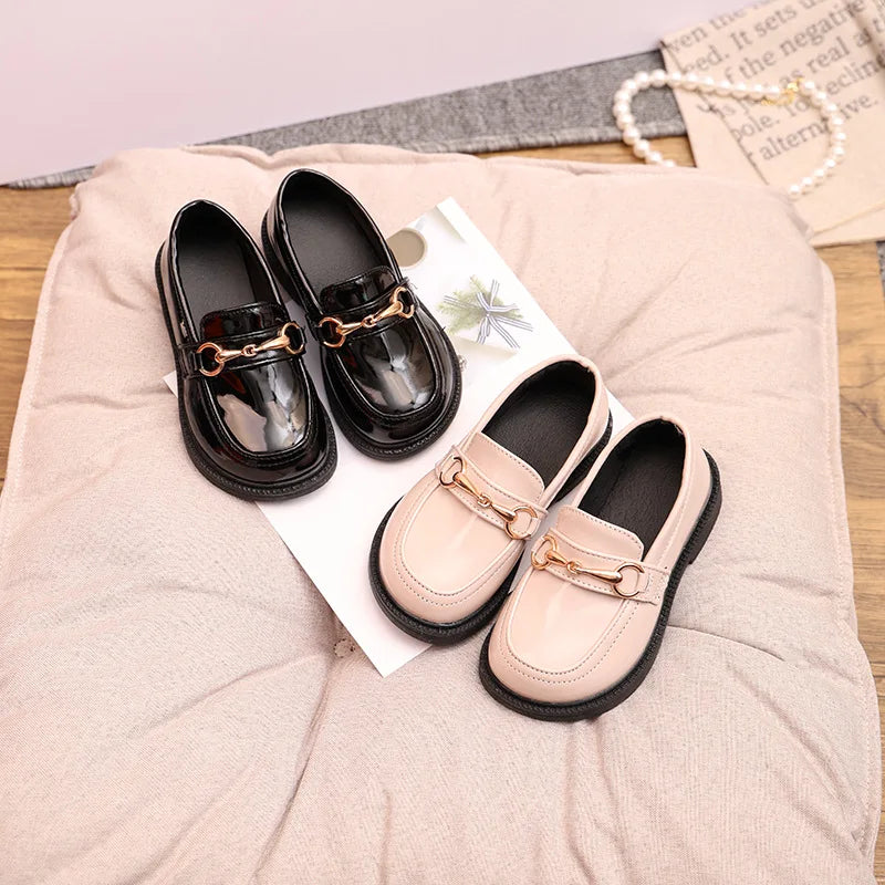 Girl Shoe Fashion Flats for Children Casual Kid Shoe Comfortable PU Leather Shoes Boys Girl Kid Candy Loafers Flat Boy Shoe여아 구두