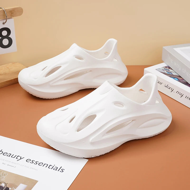 2024 new fashion thick bottom wear-resistant anti-slip and deodorant sandals set feet in summer wear waterproof breathable