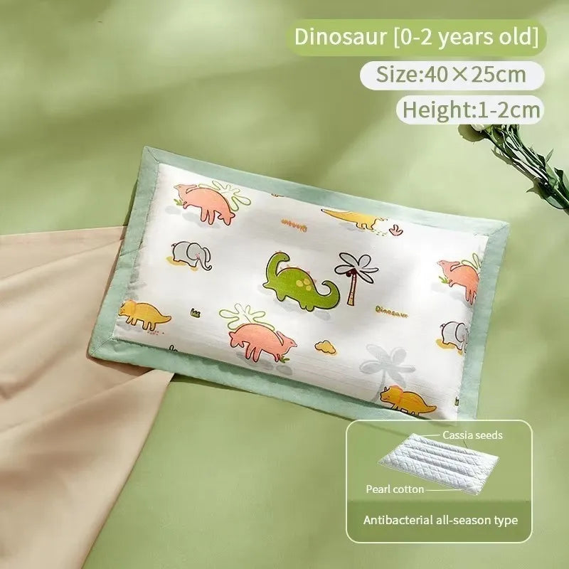 AIBEDILA Pillows for Babies Newborn Baby Articles Double-sided Available for All Seasons Baby Pillows Bedding Sleeping AB8167