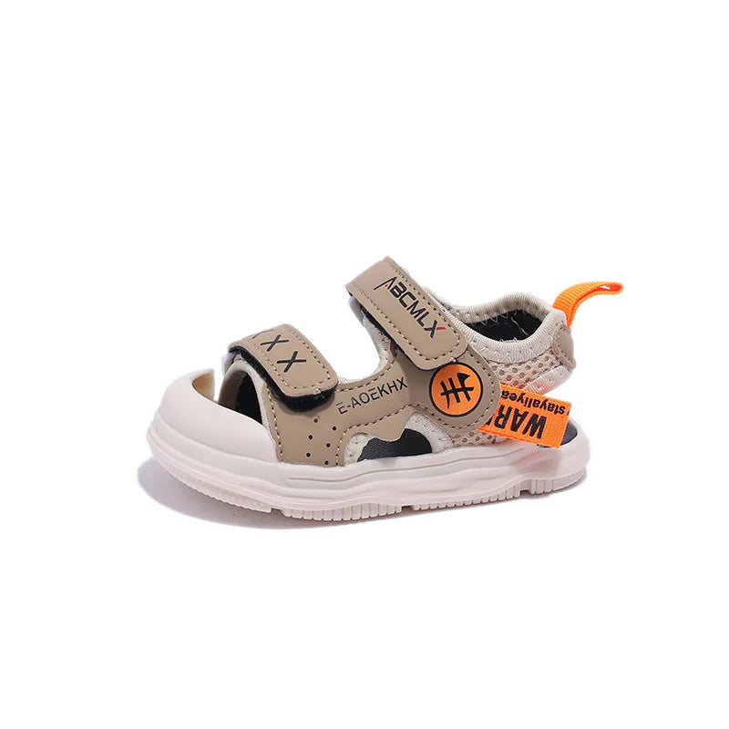 Boys Sandals Summer New Children's Soft-soled Non-slip Beach Girl Shoes Toddler Baby Casual Sports Shoes Slipper Size 16-26