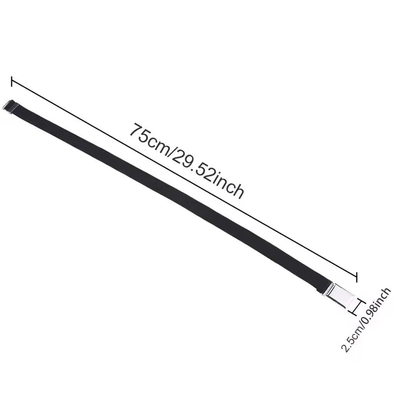 1pcs Kids Elastic Belts Boy Girl Adjustable Elastic Canvas Waistband Stretch Waist Belt With Buckle Student Belt Neutral Belts