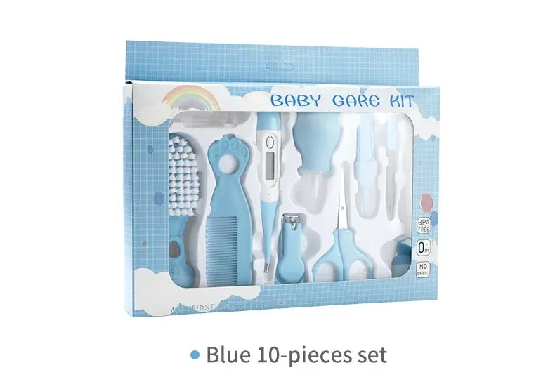Nasal Suction Device Set, Comb, Baby Brush, Thermometer Tool, Care Set, Complete Accessories, Ten Piece Set, Material Safety