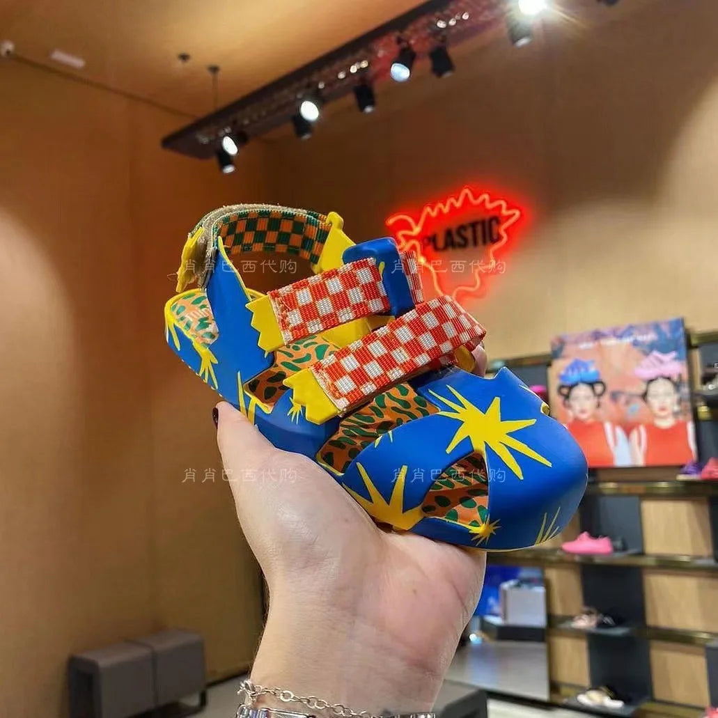 2024 Summer Hot Selling Fashion Baotou Soft Sole Fashion Children's Shoes for Boys and Girls Soft Sole Breathable Beach Shoes