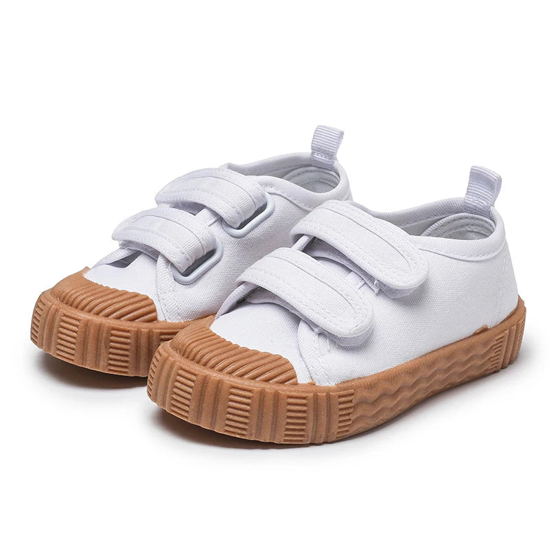 Children's Spring Canvas Shoes Children's Casual Shoes for Girls Comfort Kids Flat Sneakers