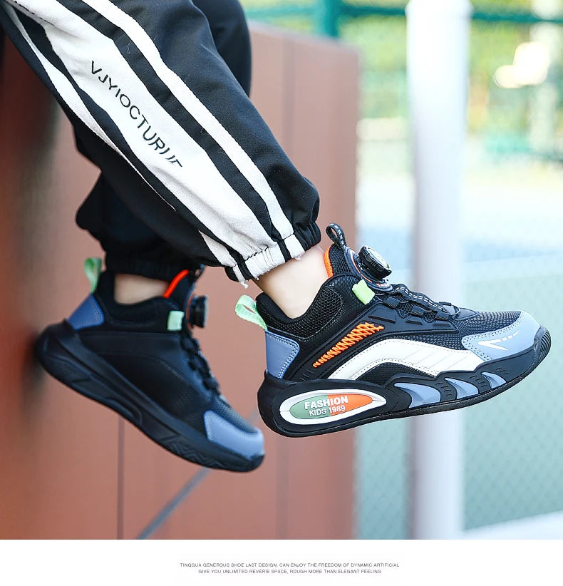 New Arrival Children Shoes Girls Boys Fashion Sneakers Comfortable Kids Sports Shoes Breathable Casual Leather Outdoor Shoe