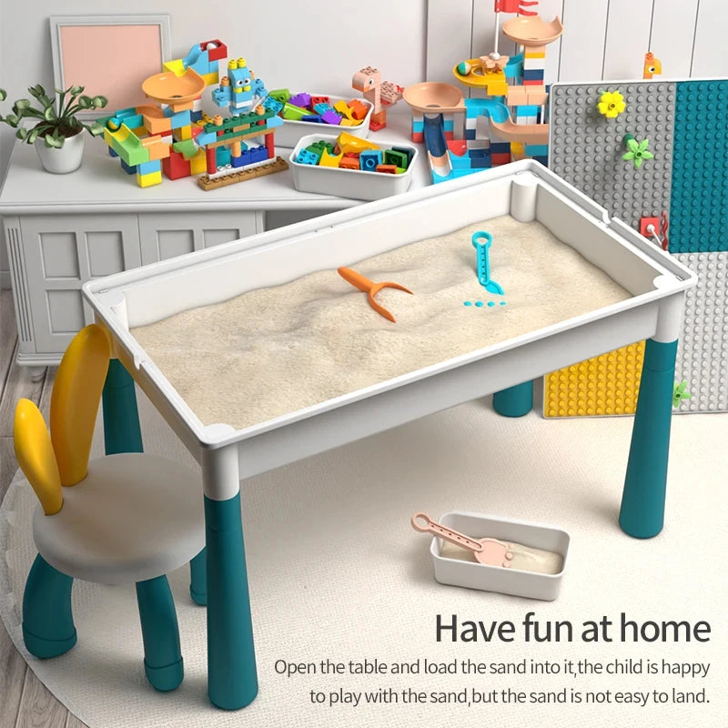 Compatible with Large Classic Blocks, Water Table Sand Table Blocks Building Preschool Sensory Learning Montessori Autism Toys