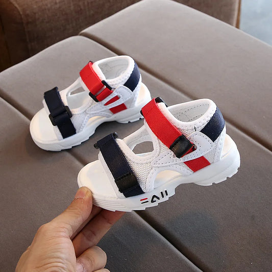 Summer Children's Sandals – Soft Bottom, Non-Slip Beach and Sports Shoes for Toddlers and Kids (Sizes 21–30)