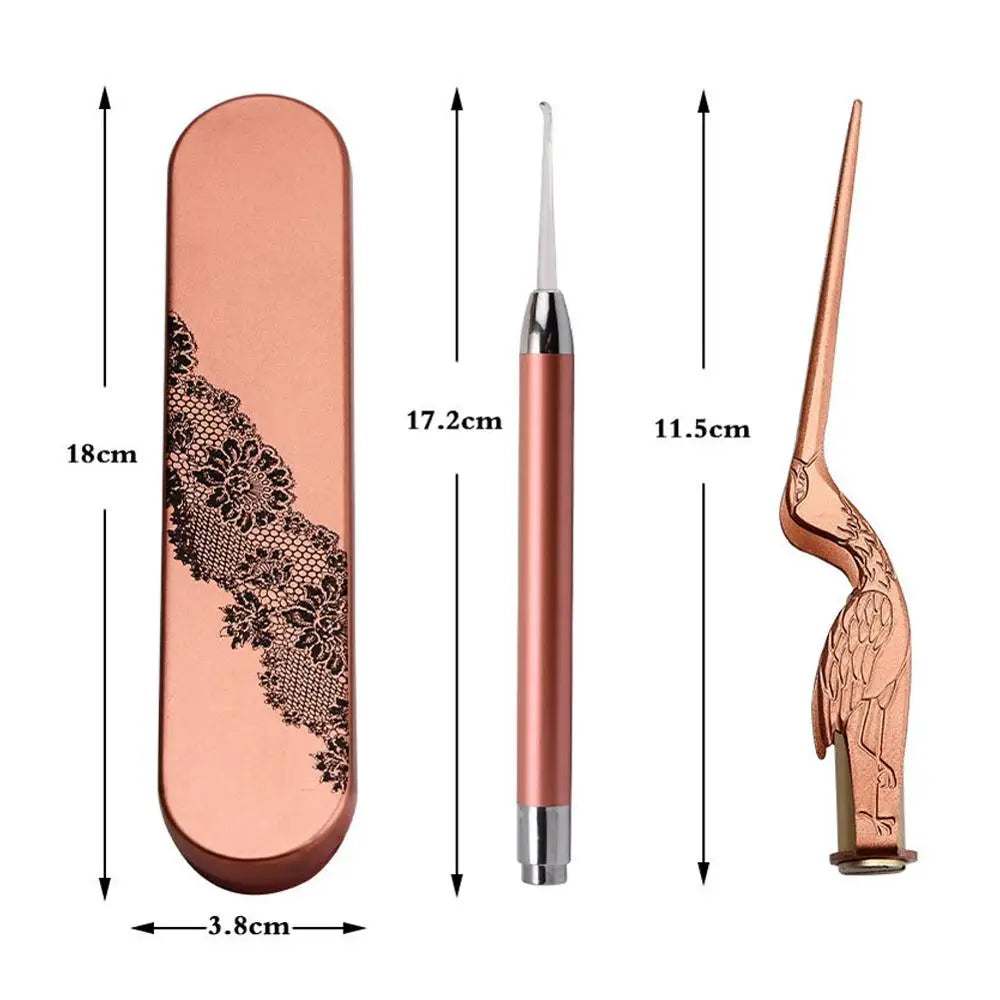 Convenient Ear Cleaner Wax Removal Tool Flashlight Earpick Cleaning Earwax Remover Luminous Curette Light Spoon
