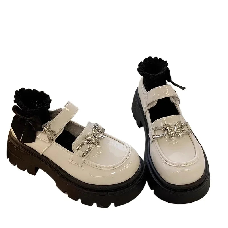2024 Autumn New Children Leather Shoes for Girls Fashion Princess Soft Bottom Comfortable Casual Anti-slippery Versatile Shoes