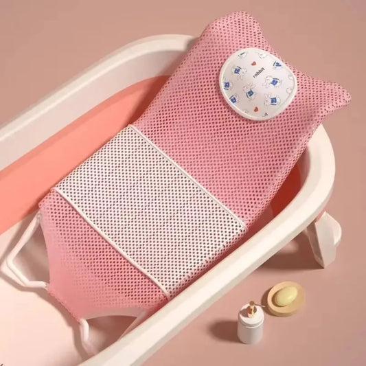 Arc Hook Design Artifact Bath Bed Cute Newborn Bath Tub 56x25cm Baby Bath Rack Cartoon Baby Bathing Bracket Baby Accessories