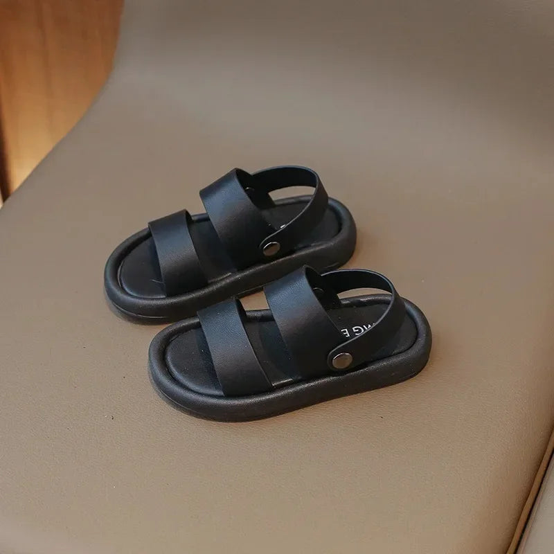 Children's Sandals 2025 Summer New Style Beach Shoes Soft Bottom Boys' Shoes Trendy Casual Wear Ideal for Outdoor Activities