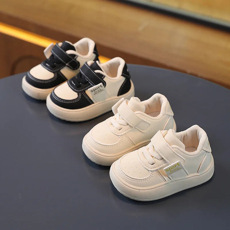 2024 New Children's Sneakers Kids Fashion Design Non-slip Casual Shoes Toddler Outdoor Shoes Boys Girls Hook Breathable Flats
