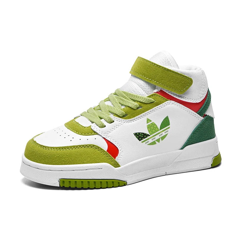 Cuhk kids high top combat basketball shoes boys student sports rebound wear resistant non-slip board shoes girls