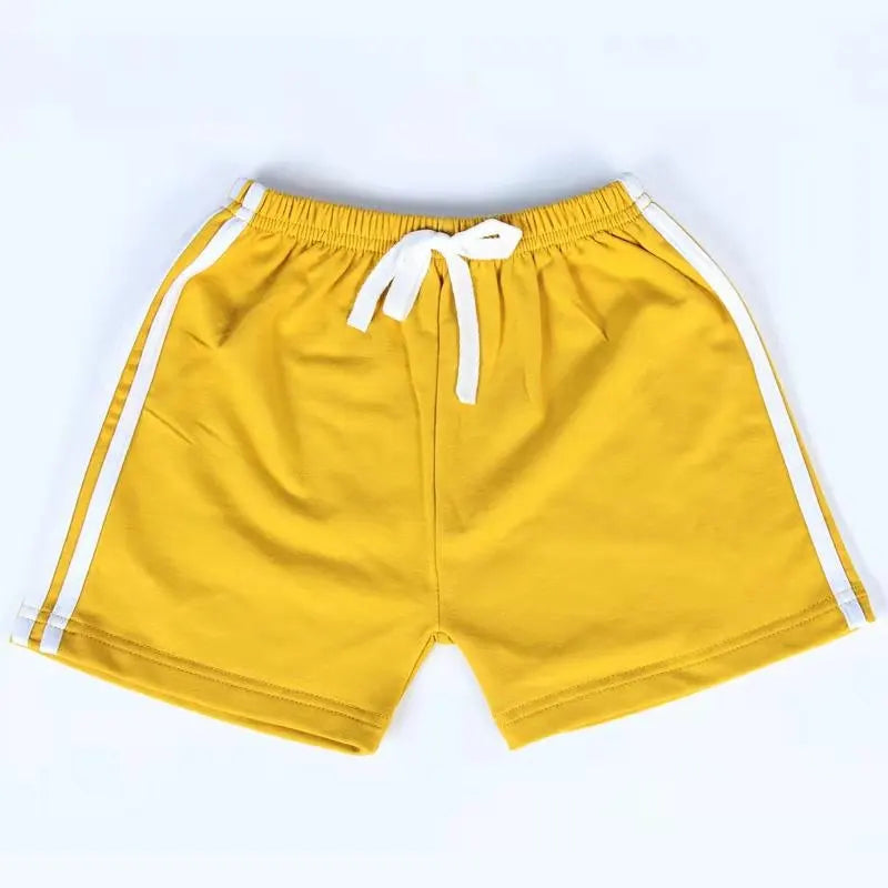 2-14Y Kids Sport Shorts Cotton Boys Clothes Thin Breathable Children's Shorts for Girls Summer Clothing Stripe Shorts Basketball