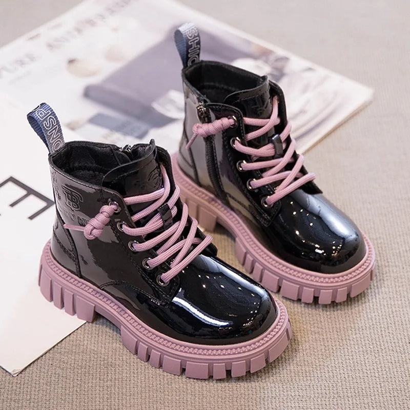 Winter Kids' Snow Boots – Thick Warm Faux Fur Boots for Boys and Girls, Soft-Soled, Anti-Slip Fashion Footwear for Babies and Children