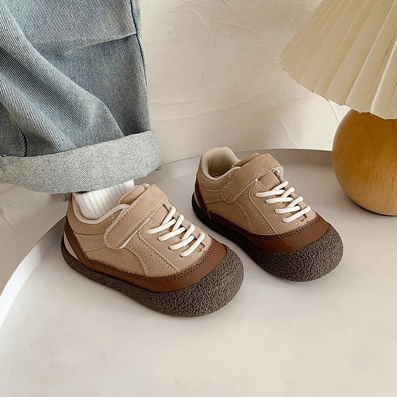 Baby Boys Girls Casual Shoes Autumn Winter Children Sneakers Anti-slip Soft Sole Infant Toddler Shoes Colourblock Kids Shoes