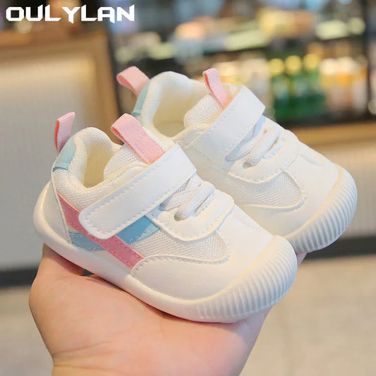 Oulylan Outdoor Running Shoes Tenis Fashion Kids Sport Shoes Mesh Spring Autumn Breathable Boys Casual Sneakers Children Girls
