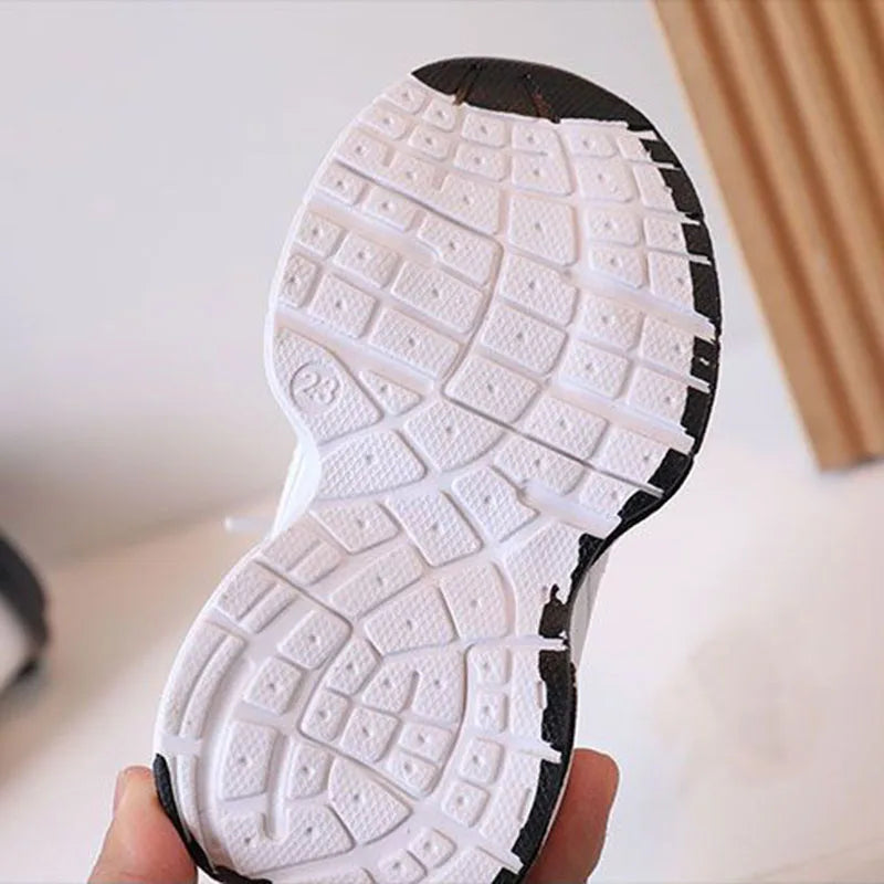 1-6 Year Old Children's Shoes Boys Girls Sports Shoes 2024 Spring New Kids Running Sneakers Fashion Mesh Dad Shoes