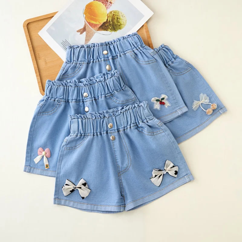 1pcs Kids Baby Summer Cool Cute Denim Clothing Shorts Pants Jeans Clothes Children Girls Casual Short Trousers Infant Bottoms