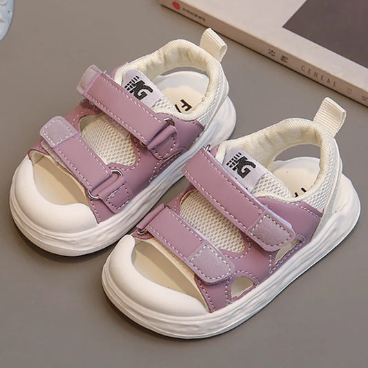 Summer Toddler Sandals For Children Trend Fashion Baby Boy Sport Sandals Ergonomics Anti-crash Girl's Sandals Summer Beach Shoes