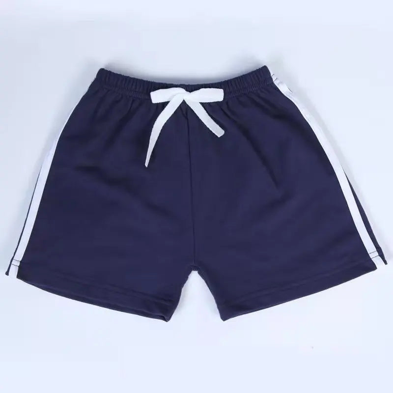 2-14Y Kids Sport Shorts Cotton Boys Clothes Thin Breathable Children's Shorts for Girls Summer Clothing Stripe Shorts Basketball
