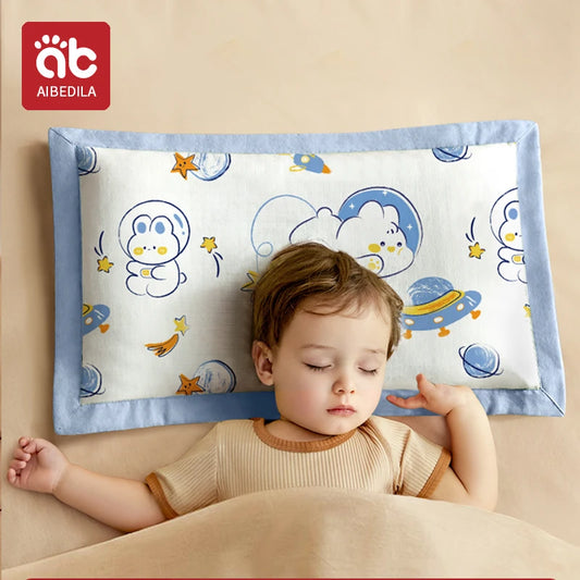 AIBEDILA Pillows for Babies Newborn Baby Articles Double-sided Available for All Seasons Baby Pillows Bedding Sleeping AB8167
