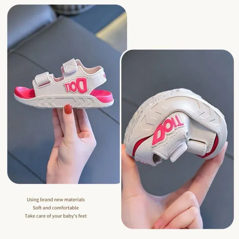 Summer Breathable Kids' Sandals – Soft Sole, Non-Slip Rubber Shoes for Baby Boys and Girls, Toddlers & Young Children