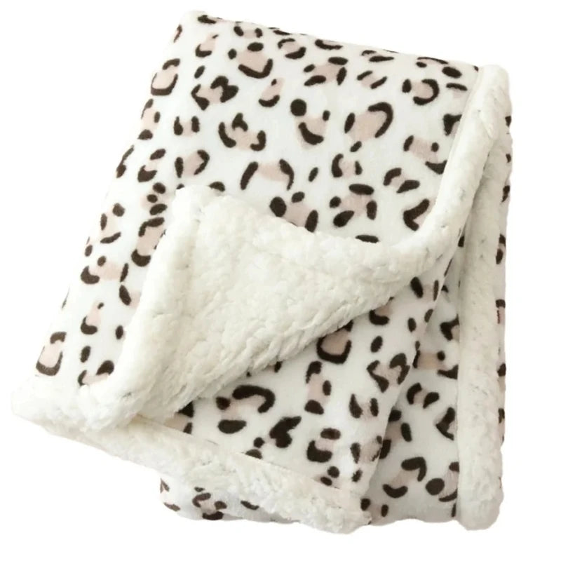 Baby Blankets New Thicken Double Layer Coral Fleece Infant Swaddle Bebe Envelope Wrap Owl Printed Newborn Baby Bedding Blanket