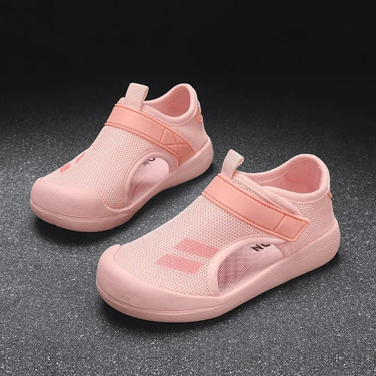 New Children Casual Mesh Shoes Boys Beach Sandals Kids Lightweight Closed Toe Baby Sport Sandals for Girls Eu Size 23-36