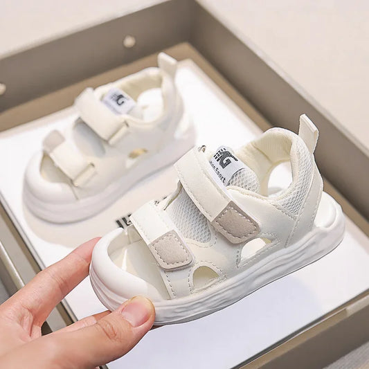 Summer Breathable Mesh Shoes Children Sport Shoes Boys Girls Hollow Out Skate Cool Fashion Baby Children Sandals